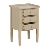 Nightstand Cream 43 x 33 x 66 cm-5