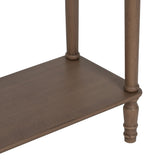 Console Brown Pine MDF Wood 90 x 30 x 75 cm-2