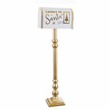 Christmas bauble White Golden Metal Letterbox 33 x 18 x 100,5 cm-0