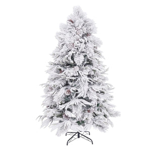 Christmas Tree PVC Polyethylene Pineapples Snowfall 60 x 60 x 150 cm-0