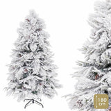 Christmas Tree PVC Polyethylene Pineapples Snowfall 80 x 80 x 180 cm-2