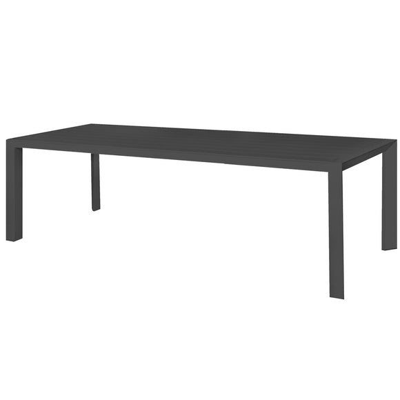 Dining Table Io Graphite Aluminium 280 x 100 x 75 cm-0