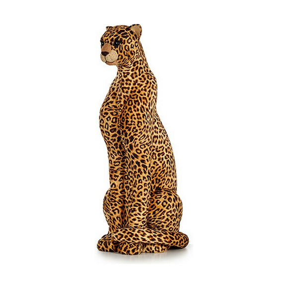 Decorative Figure Brown Leopard 38 x 98 x 35 cm Golden Synthetic-0