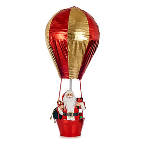 Decorative Figure Balloon Father Christmas 64 x 150 x 64 cm Red Golden Plastic-0