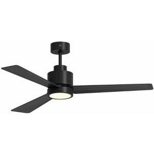 Ceiling Fan S&P HTD130 DC BLACK Black 40 W Ø 130 cm-0