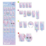 Hair Clips Stitch Blue-0