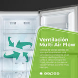 Combined Refrigerator Aspes AF1675501ENFX-3