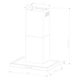 Conventional Hood Cecotec Flux TT 604000 Steel-8