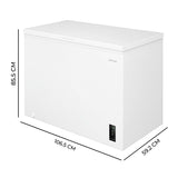 Cecotec Chest Freezer 293L Bolero CoolMarket 293P White, Class E, 38 dB-3