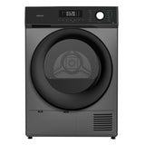 Cecotec Dryer 8 kg steel Bolero Dresscode Dry 8330 Steel front heat pump E-13