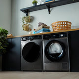 Cecotec Dryer 8 kg steel Bolero Dresscode Dry 8330 Steel front heat pump E-3