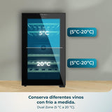 Vinoteca Cecotec GrandSommelier Duo 52000 Black-1