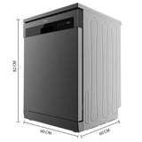 Cecotec Dishwasher 13 Place Settings 6110 Freestanding Dark Grey Class E, 6 Programs-5