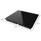 Glass-Ceramic Hob Cecotec Squad V 3001 Max 6200 W 5200 W-4