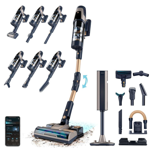 Stick Vacuum Cleaner Cecotec RZ90 AI AquaPet Flex Connected 850 W-0