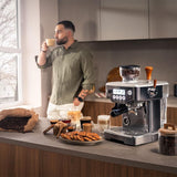 Express Manual Coffee Machine Cecotec Power Espresso 20 Barista 2200 W Black 20 bar-6