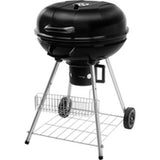 Coal Barbecue with Cover and Wheels Fieldmann FZG 1004 Black Circular-8