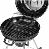 Coal Barbecue with Cover and Wheels Fieldmann FZG 1004 Black Circular-4
