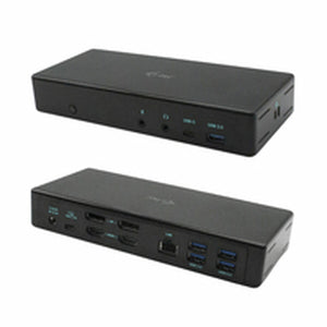 USB Hub i-Tec C31QUATTRODOCKPD Black-0