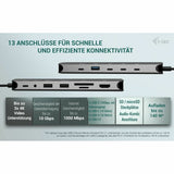 USB Hub i-Tec C31NANOTRIPLEDOCKPD Grey-6