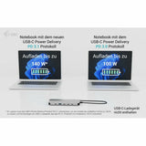 USB Hub i-Tec C31NANOTRIPLEDOCKPD Grey-3