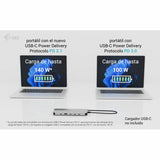 USB Hub i-Tec C31NANOTRIPLEDOCKPD Grey-11