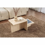 Centre Table Harmony Beige 80 x 40 x 40 cm-5