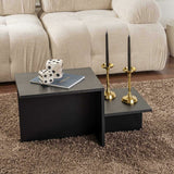 Centre Table Harmony Black 80 x 40 x 40 cm-10