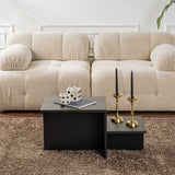 Centre Table Harmony Black 80 x 40 x 40 cm-6