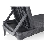 Sun-lounger Allibert Jaipur Dark grey 187 x 58 x 29 cm-3