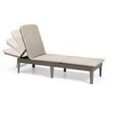 Sun-lounger Algon Allibert Brown 187 x 58 x 29 cm-4