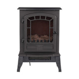 Decorative Electric Chimney Breast Classic Fire Torino Black 2000 W-6