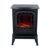 Decorative Electric Chimney Breast Classic Fire Torino Black 2000 W-2