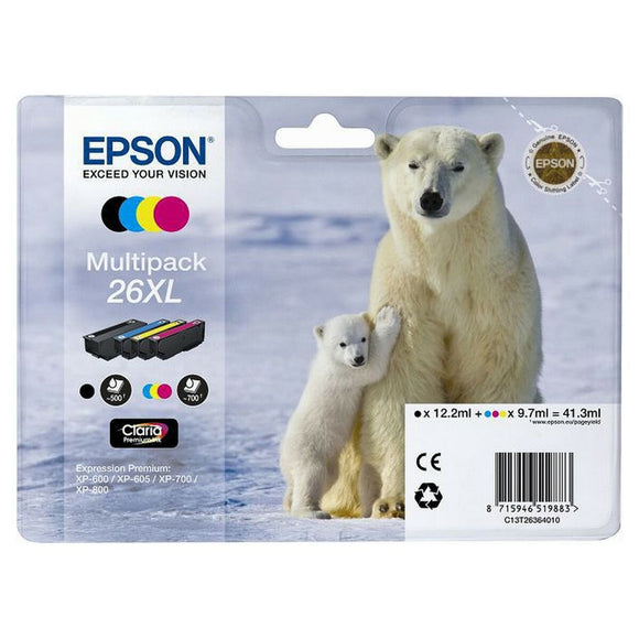 Original Ink Cartridge Epson T2636 XL Black Yellow-0