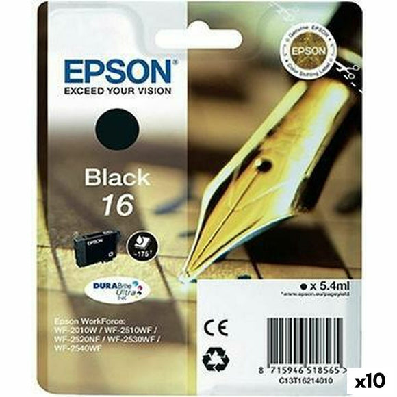 Original Ink Cartridge Epson Black (10 Units)-0