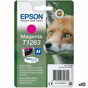 Original Ink Cartridge Epson S22/SX 235W /420W/425W/ OFFICE BX305F Magenta (10 Units)-0