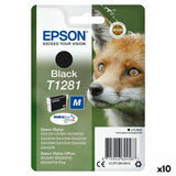 Original Ink Cartridge Epson STYLUS S22/SX125/ SX 235W /420W/425W, OFFICE BX305F Black (10 Units)-0