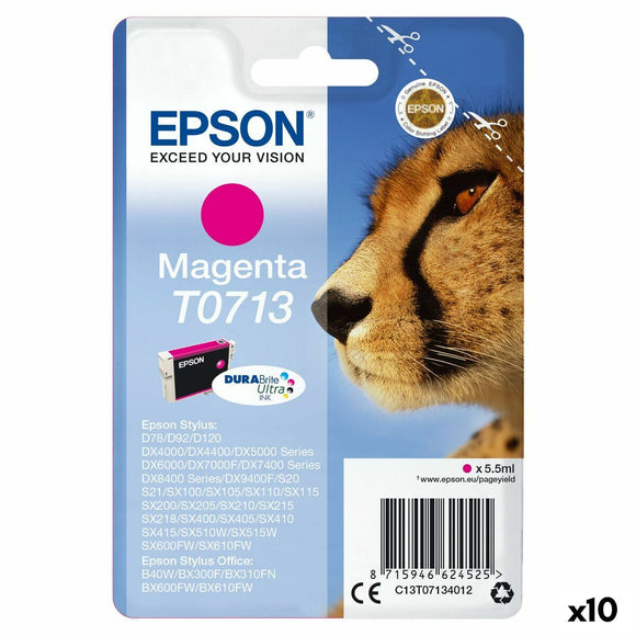 Original Ink Cartridge Epson D-78/92/120/DX-4000/5000/6000/7000F Magenta (10 Units)-0