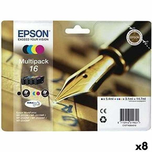 Original Ink Cartridge Epson Black/Cyan/Magenta/Yellow (8 Units) (1 Unit)-0