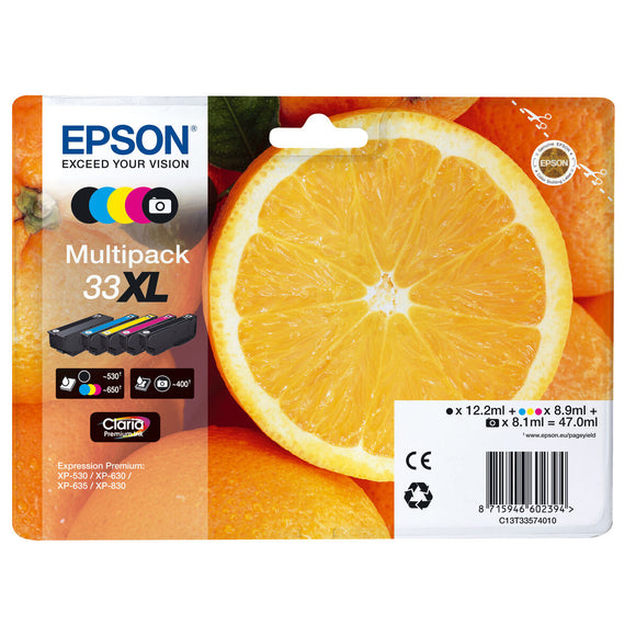 Original Ink Cartridge Epson C13T33574011 (5 pcs) Multicolour-0