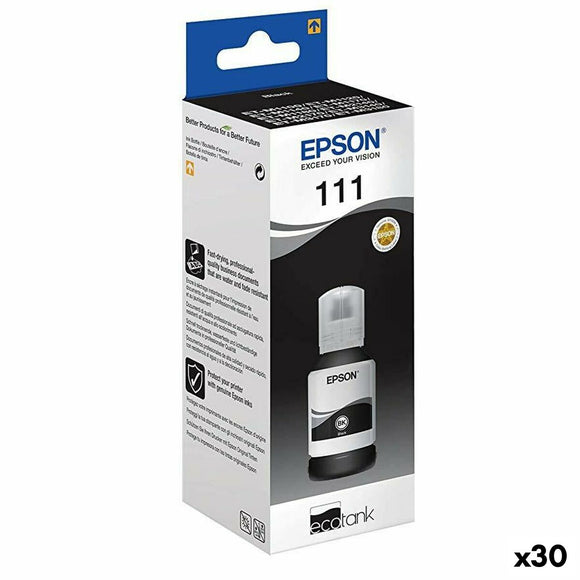 Ink for cartridge refills Epson Nº111 Black (30 Units)-0