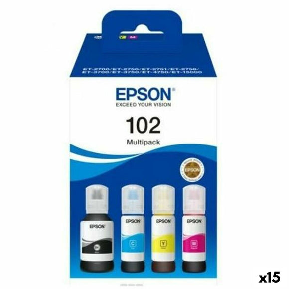Original Ink Cartridge Epson Nº102 Multipack Yellow (15 Units)-0