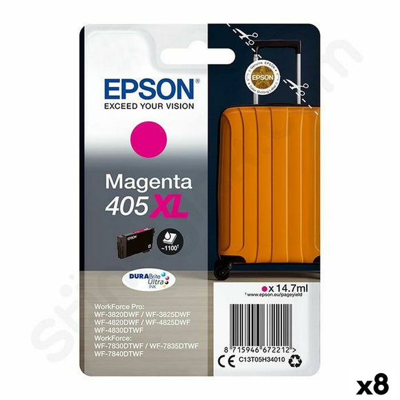 Original Ink Cartridge Epson WORKFORCE PRO Magenta (8 Units)-0