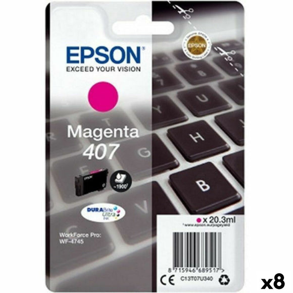 Original Ink Cartridge Epson WorkForce Pro 4745 Series Magenta (8 Units)-0