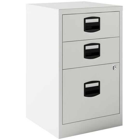 File Cupboard Bisley Grey A4 Metal Steel 67 x 41 x 40 cm-0