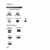 Smart TV Philips 32PHS6000/12 32" HD LED HDR-3