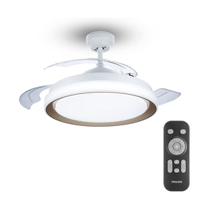 Ceiling Fan with Light Philips Atlas Golden 35 W 28 W 4500 Lm (2700 K)-0