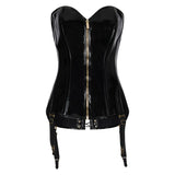 Corset Leotard Guilty Pleasure Black (M)-6