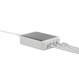 USB Hub Linq Byelements LQDC240 White Grey-32