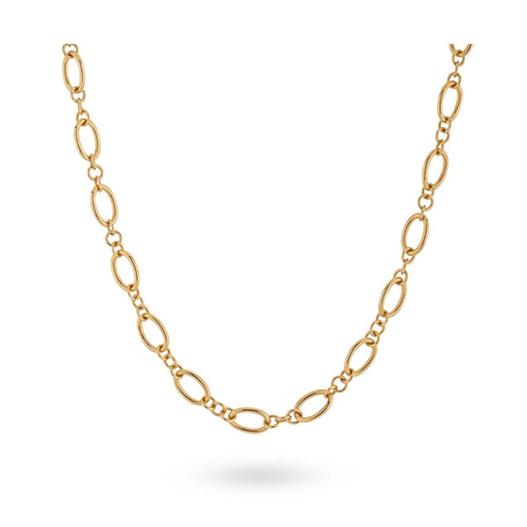 Ladies' Necklace 24KAE 32450Y Golden-0
